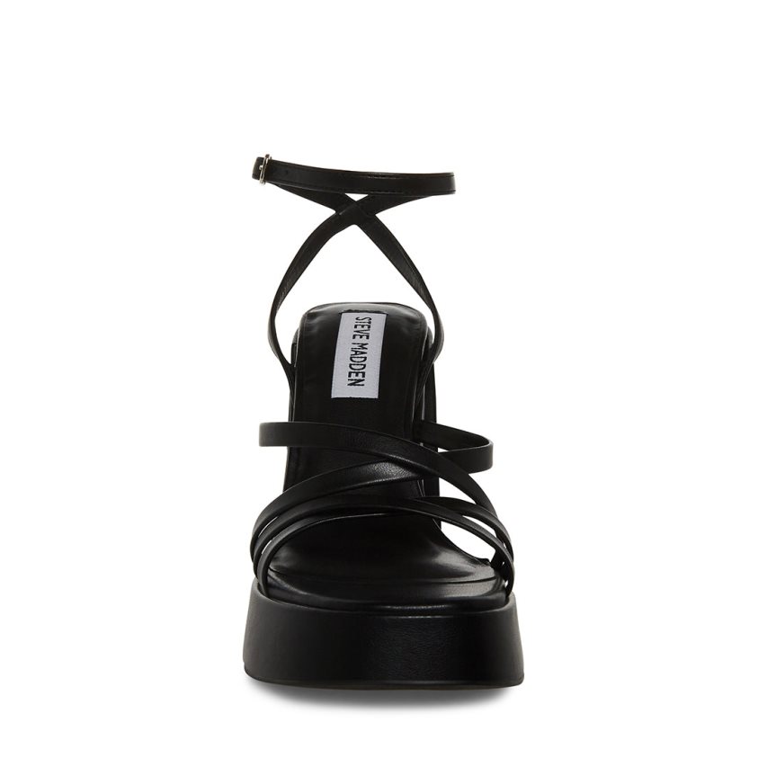 Sandalias Tacones Steve Madden Affection Mujer Negras | ES TK0419